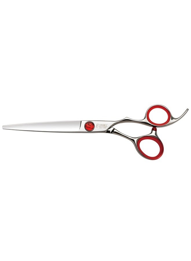 EAGLE SHARP مقص شعر احترافي 5.5" لقص الشعر بشفرة حافة مقعرة مقصوصة بعملية يابانية من الفولاذ المقاوم للصدأ 440C - Image 1