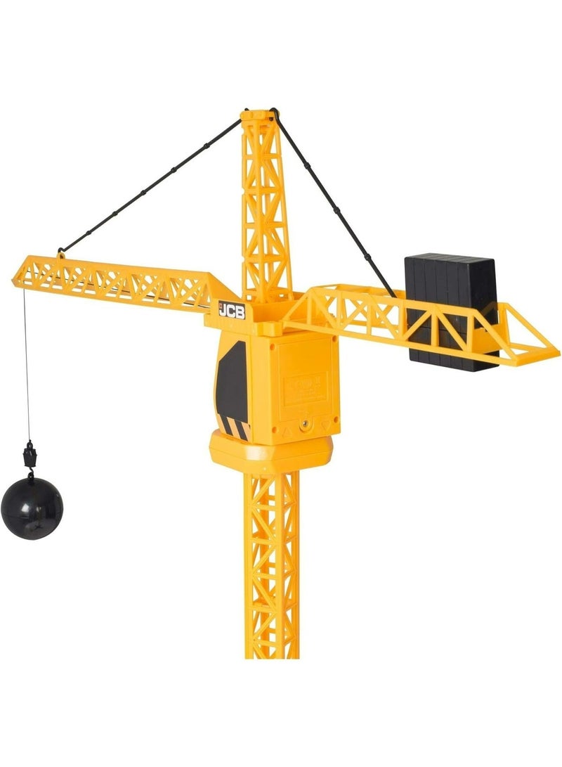 D-power - Teamsterz JCB Remote Control Crane Tower 100cm | Battery Operated The crane tower requires 3 x AA batteries (not included) | Elevate your child's playtime with the JCB Remote Control Crane Tower | Suitable Ages 3 + - Image 2