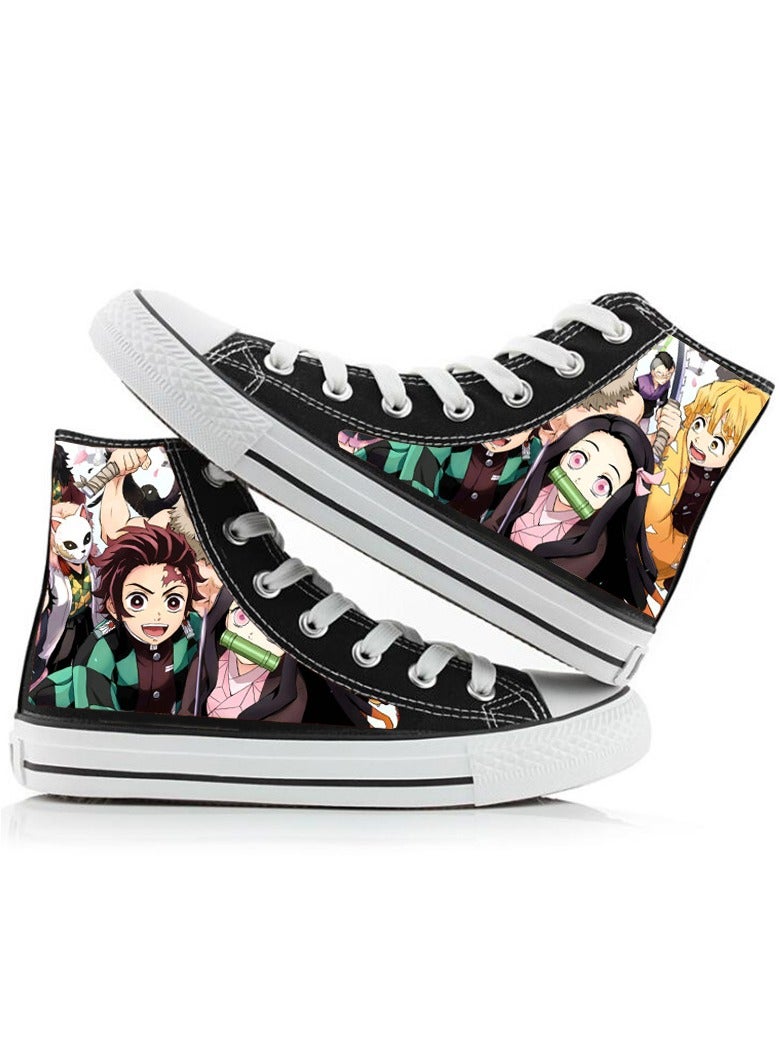 Unisex Top Canvas Shoes – Stylish Couple Sneakers for Casual & Cosplay - Image 1