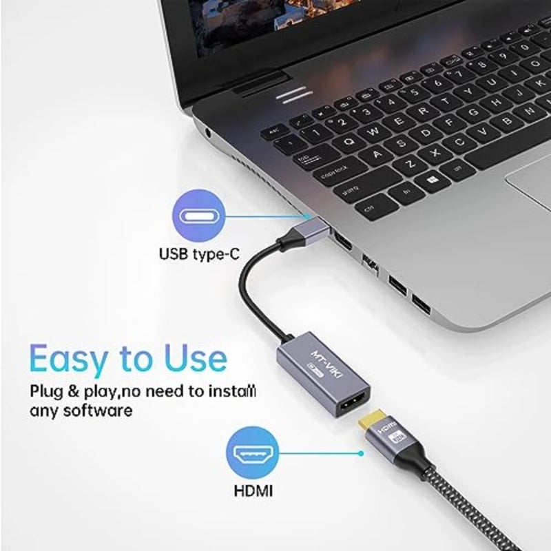 Adapter 8K@60Hz 4K120hz, Type-C to HDMI Female Adapter 1080P 4K - Image 5