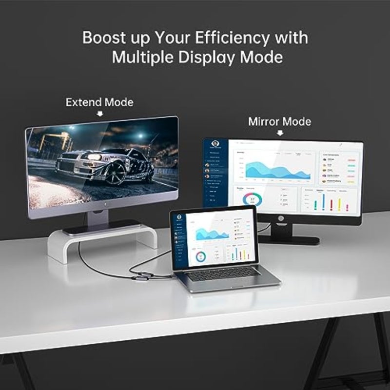 Adapter 8K@60Hz 4K120hz, Type-C to HDMI Female Adapter 1080P 4K - Image 2