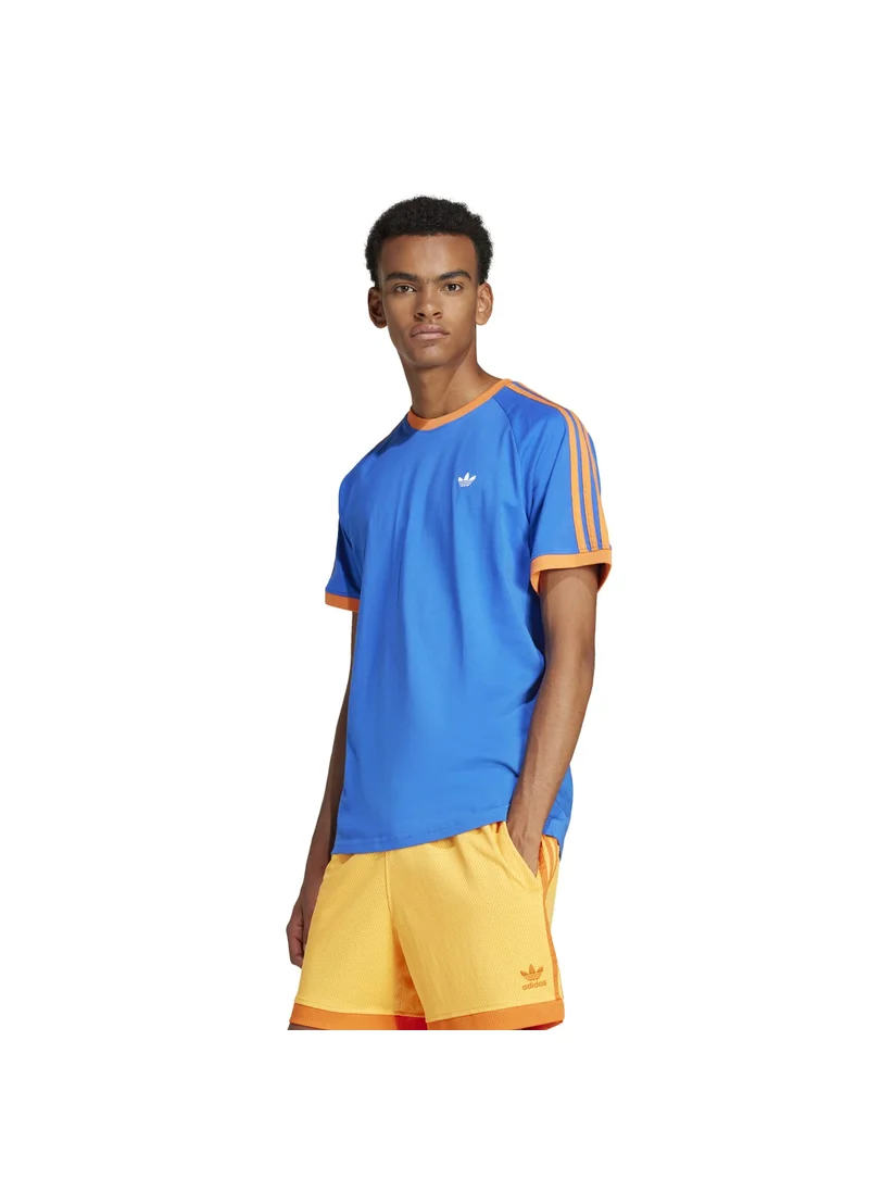 اديداس adidas Q2 MONOGRAM CAL Blue Originals Men T-SHIRTS
