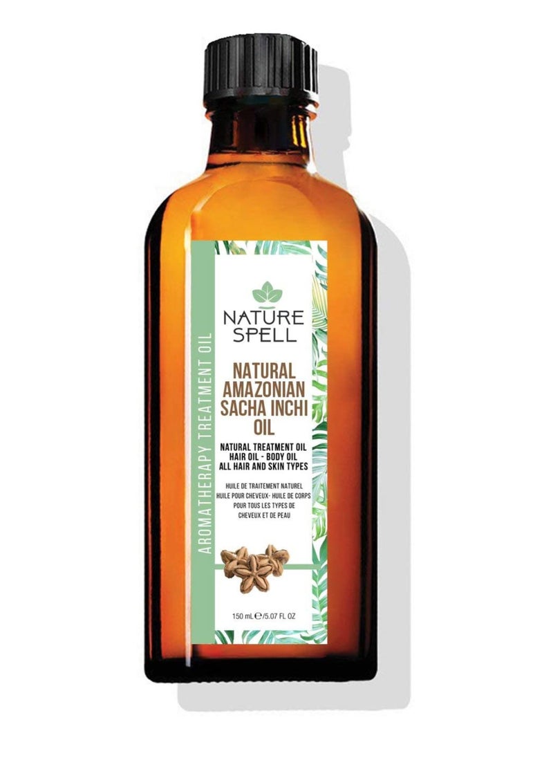 Nature Spell Sacha Inchi Hair and Body Oil 150ml  - Image 1