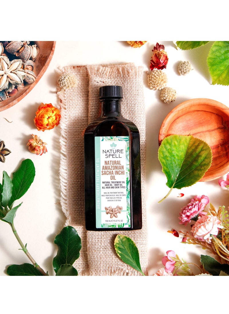 Nature Spell Sacha Inchi Hair and Body Oil 150ml  - Image 2