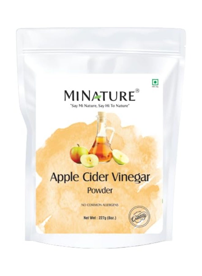Mi Nature Apple Cider Vinegar Powder | 227g (8 oz) | Pure Malus pumila Mill Extract | Spray Dried, Preservative-Free, Gluten-Free | Natural and Additive-Free - Image 2