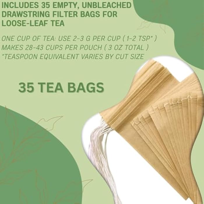 ItsHealthTea شاي ستون بريكر تشانكا بيدرا - أوراق شاي سائبة مع 35 كيس شاي - تنظيف طبيعي للكلى - محطم حصى الكلى وإزالة سموم المرارة من بيرو (فيلانثوس نيروري) - Image 4