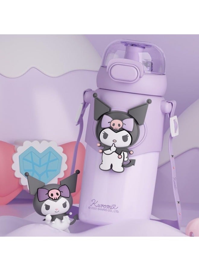 GGEROU Kids Water Bottle Insulated Stainless Steel Reusable Tumbler for Toddlers Boys Girls Cartoon Vacuum Thermos Cup Womens Water Bottles 460ml - Image 2