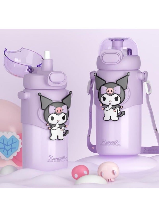 GGEROU Kids Water Bottle Insulated Stainless Steel Reusable Tumbler for Toddlers Boys Girls Cartoon Vacuum Thermos Cup Womens Water Bottles 460ml - Image 3