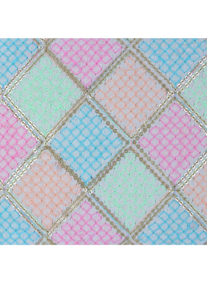 BYFT BYFT Orchard Cushion Cover 12 x 20 inch (Diagonal Checks design - Cream) 30 x 50 cm Luxury Decorative Cushion Cover for Sofa, Bed & Living Room- Set of 2 without inserts  - Image 4