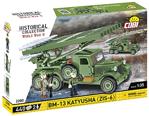 COBI Historical Collection WWII BM13 Katyusha ZIS6 Building Set 440 Pieces - Image 1