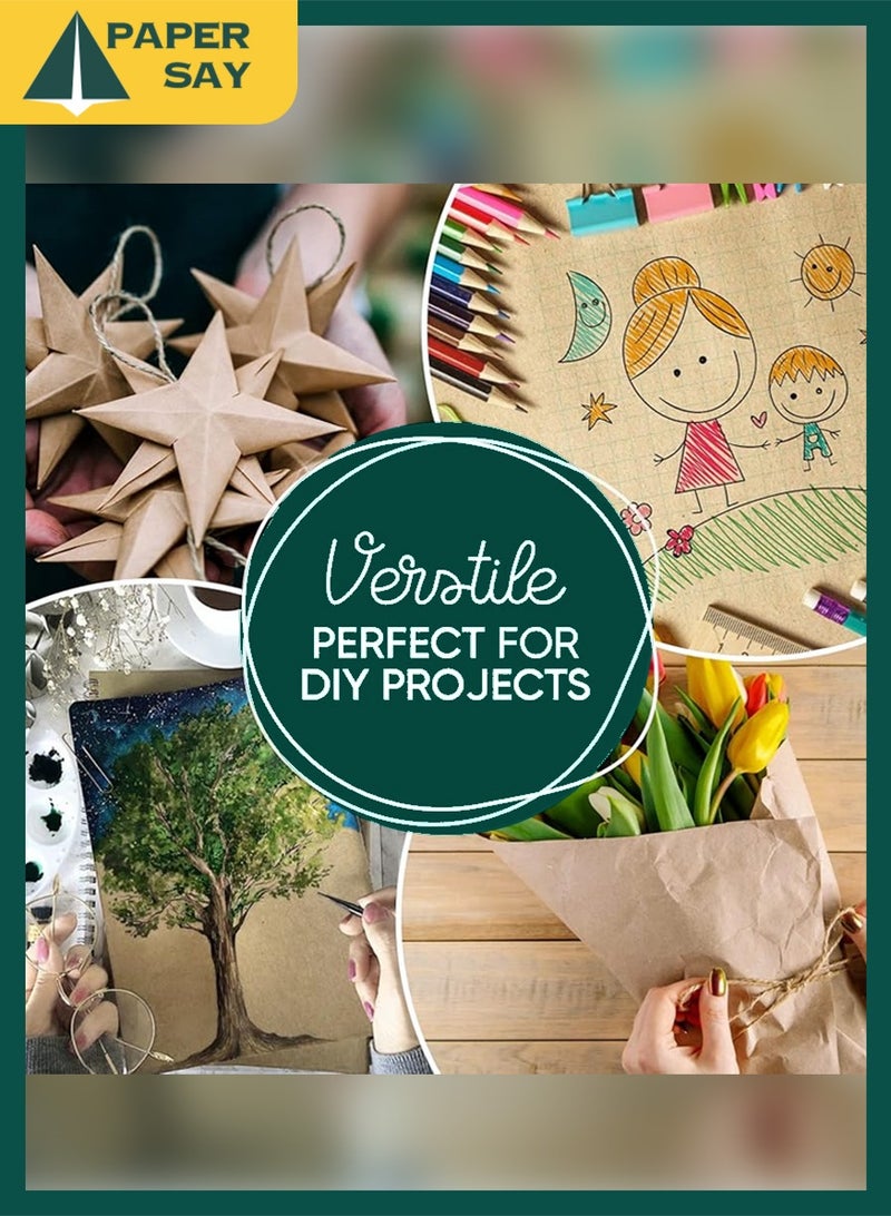  طائرة ورقية 20 قطعة ورق تغليف هدايا 70x50 سم بني بني - Image 5