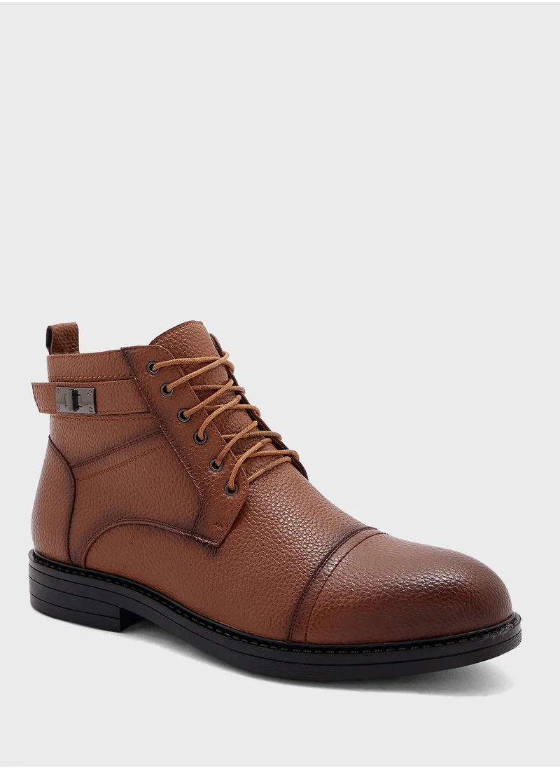 Robert Wood Biker Boots