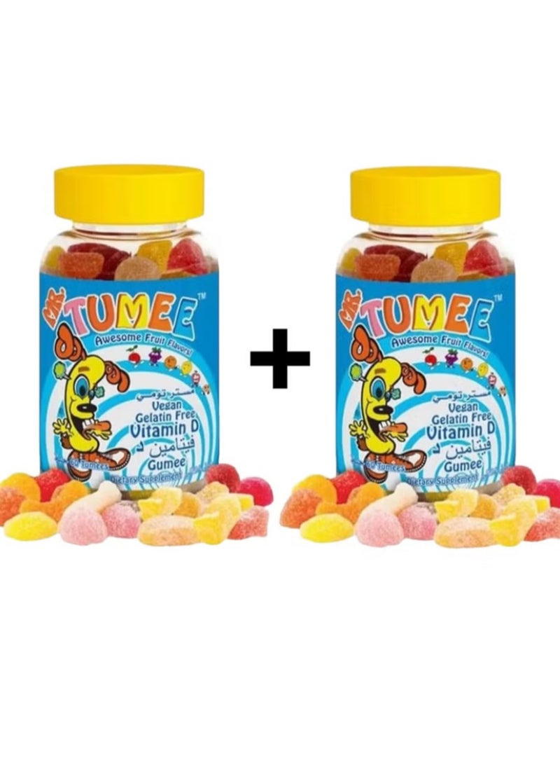 MR.TUMEE Two Pieces Mr. Tommy Vitamin D Chewable Tablets 60 Tablets - Image 1