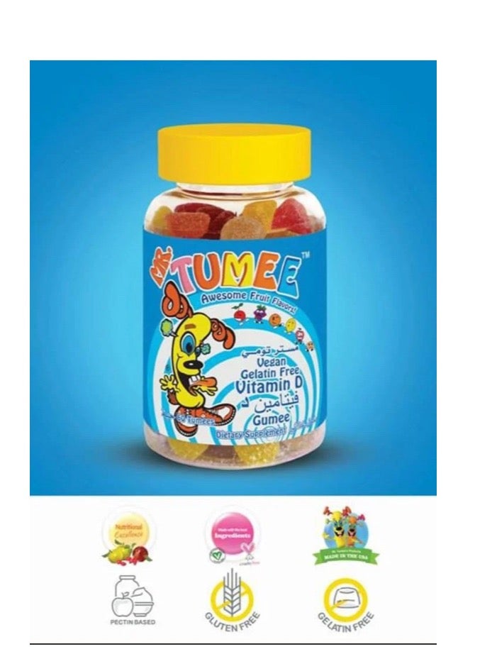 MR.TUMEE Two Pieces Mr. Tommy Vitamin D Chewable Tablets 60 Tablets - Image 2