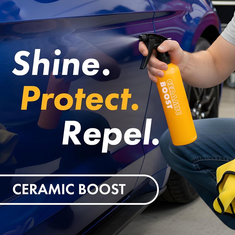 XPEL Ceramic Boost Spray Coating, 16oz - Silicon Dioxide Car Detailing Spray, Beads and Repels Water, Dust, Lint, and Protects Against Debris - Safe for Cars, Trucks, Motorcycles, RV's & More - Image 4