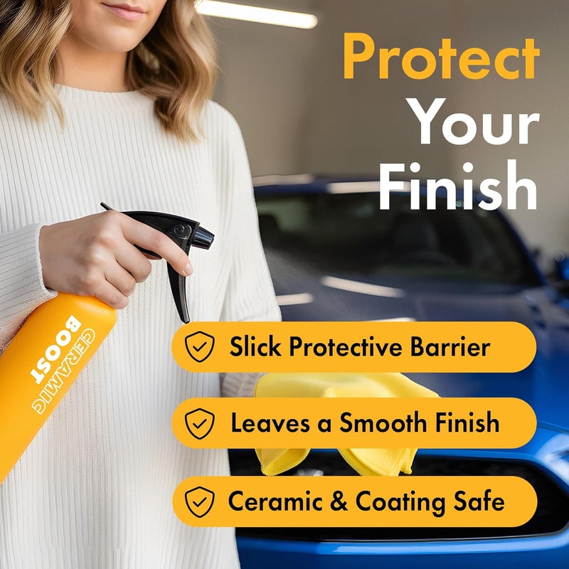 XPEL Ceramic Boost Spray Coating, 16oz - Silicon Dioxide Car Detailing Spray, Beads and Repels Water, Dust, Lint, and Protects Against Debris - Safe for Cars, Trucks, Motorcycles, RV's & More - Image 5