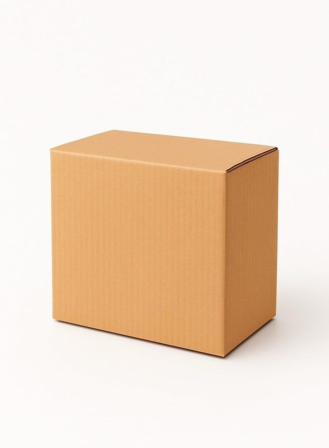 Powerlon® 9" x 6" x 6" Corrugated Cardboard 3 Ply Box For Packing, Shifting, Moving, Shipping, Gifting Multi Propose Use (Pack of 50) - Image 1