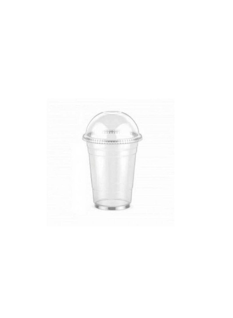 Alba Plastic Juice Cups Disposable Clear Plastic 10oz Clear Strong Disposable Plastic Cups for Party Ideal for Milkshake - 200 Pieces - Image 1