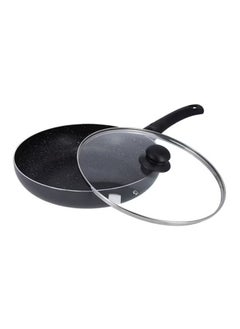 Aluminium Frypan With Glass Lid Black/Clear 26cm - pzsku/Z91EB34BAAE253667A51EZ/45/_/1721473704/79385af4-0ad5-4272-be19-3a4d3a89e54d