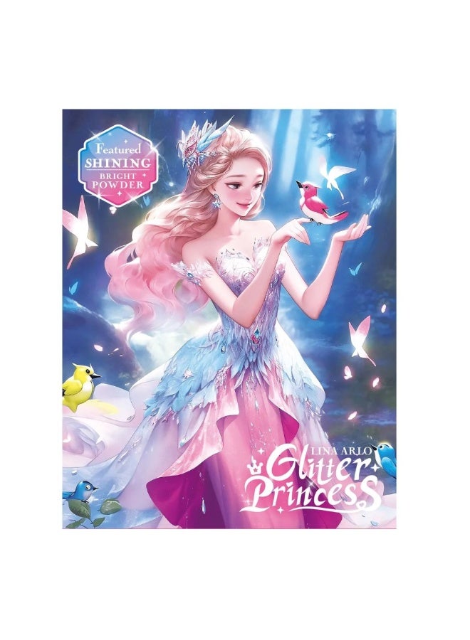 DAT Lina Arlo Glitter Princess Puzzle - 100 Piece Puzzle for Kids with Shimmering Bright Powder | Fairy Princess Puzzle | Educational & Fun for Ages 3+ - Image 2
