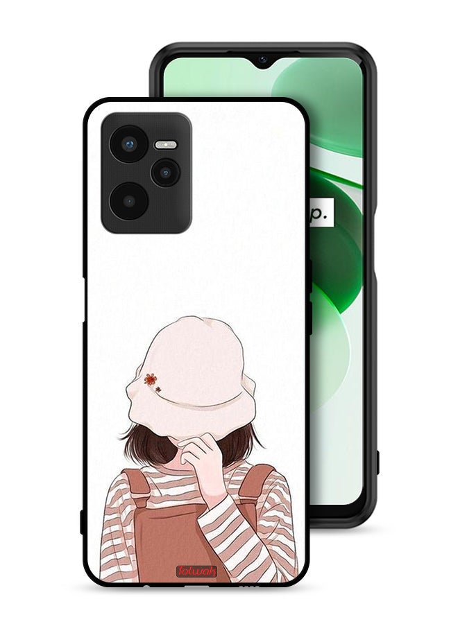 Tolwak Realme C35 Protective Case Cover Hide Face By Hat - Image 1
