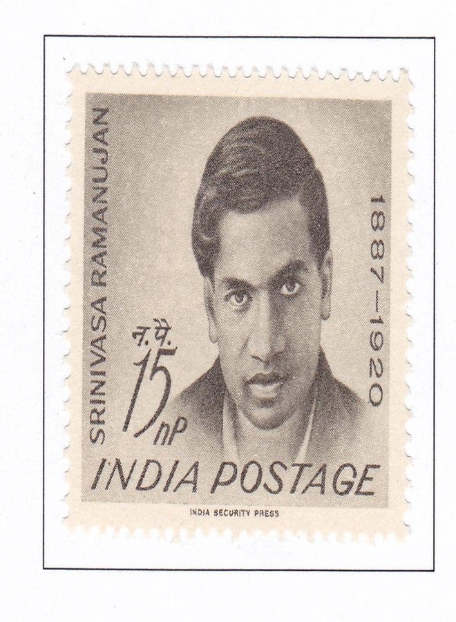 Phila379 1962 Srinivasa Ramanujan Mathematician MNH