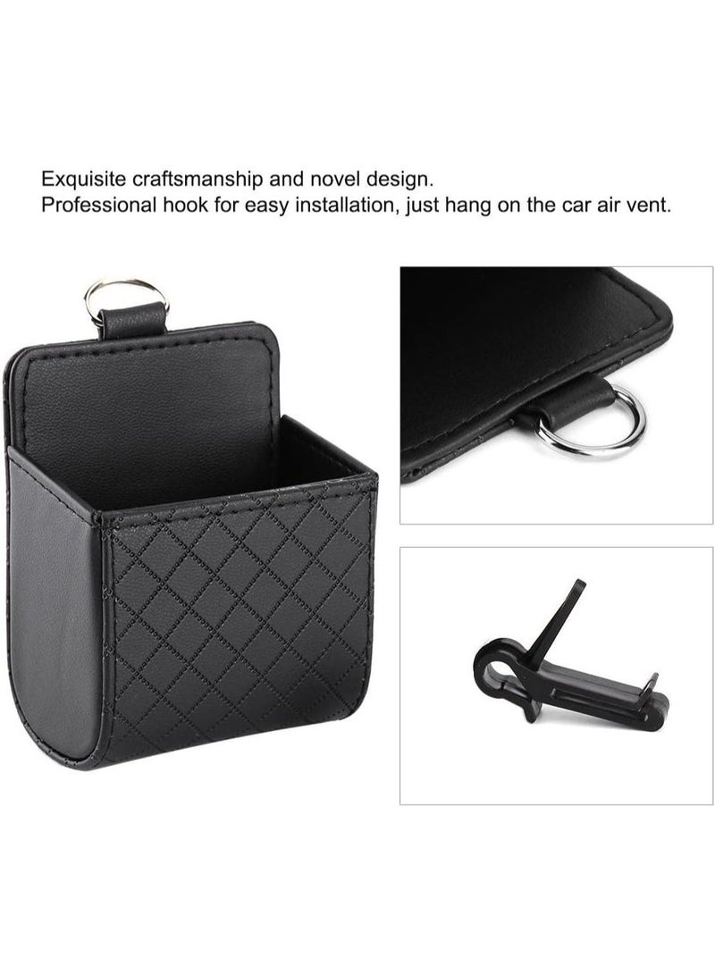 Cool Baby Car Storage Box, Black Car Air Vent Outlet Organizer Storage Bag Phone Case Box Holder Pocket - Image 2