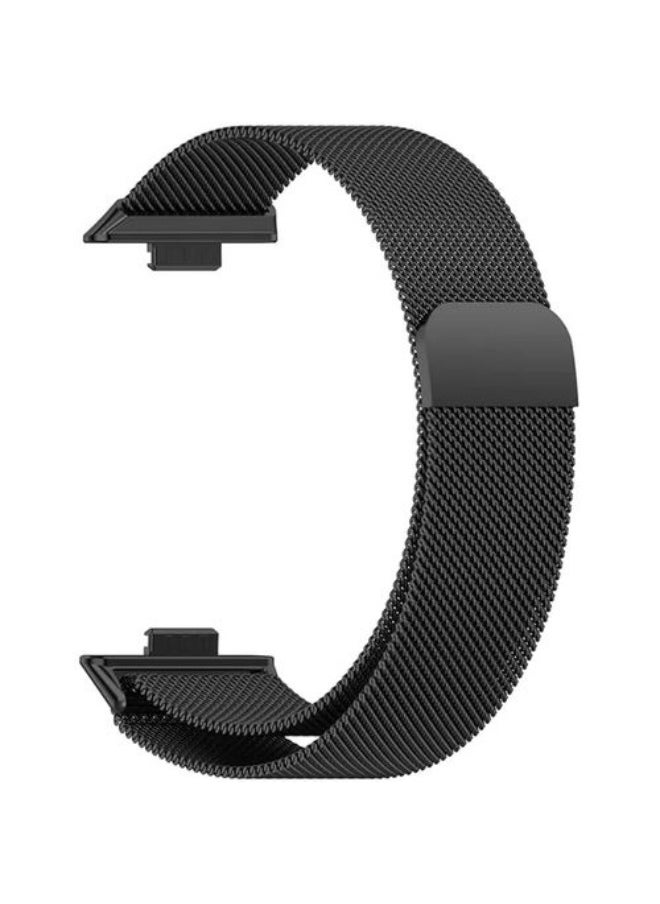 Generic - Quick Quality Milanese Bracelet Compatible With Huawei Fit 3 2024, Magnetic Ring Strap, Classic Business Style Stainless Steel Bracelets Metal Mesh Wristband For Huawei Fit 3 Watch - Image 1