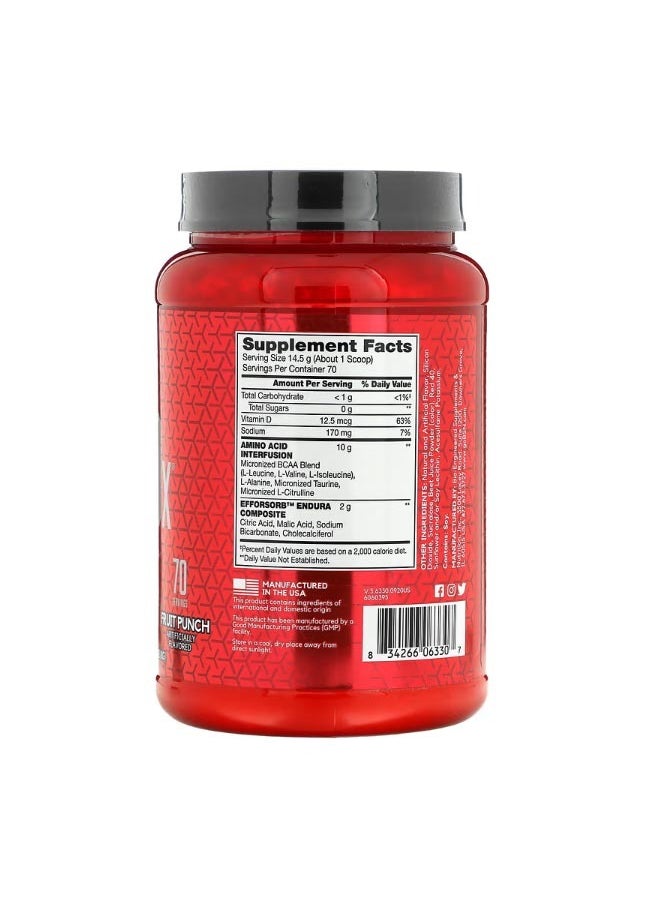 BSN BSN AminoX Endurance And Recovery Fruit Punch 2.24 lb 1.02 kg  - Image 2