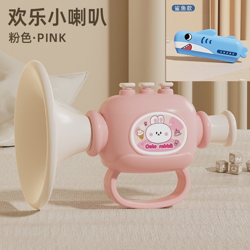 Baby Toy Musical Instrument - Blowable Whistle, Harmonica & More for Ages 0-3