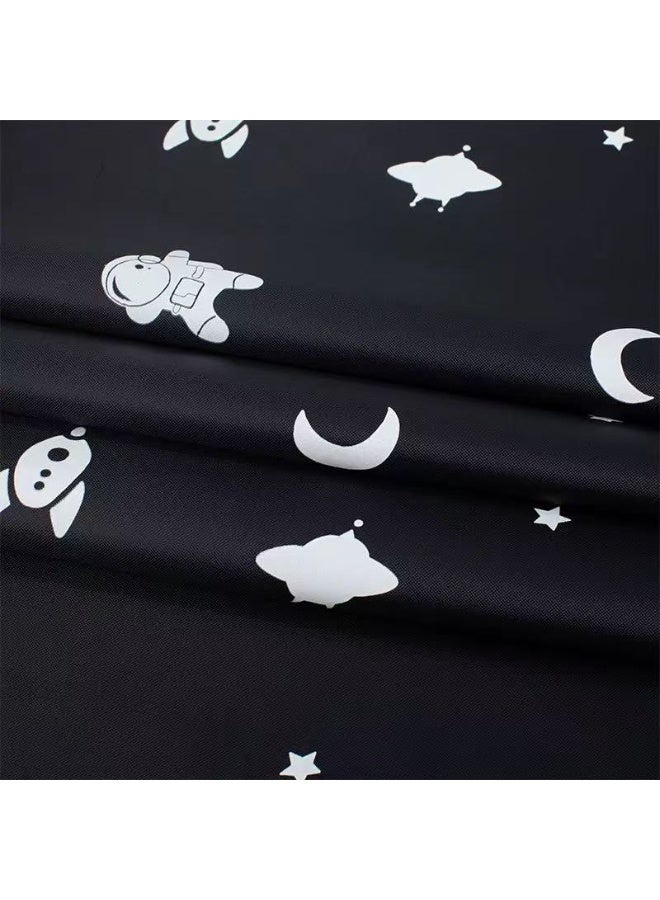 Portable Blackout Shades(145x100cm) - No Drill Window Blinds 3-Second Install for Baby Nursery, Bedroom, Travel ，Need to Bring Your own Velcro - Image 3