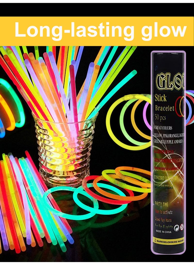 Glow Sticks Party Favors For Kids Glow In The Dark With Connectors Set Of 100 - Image 4