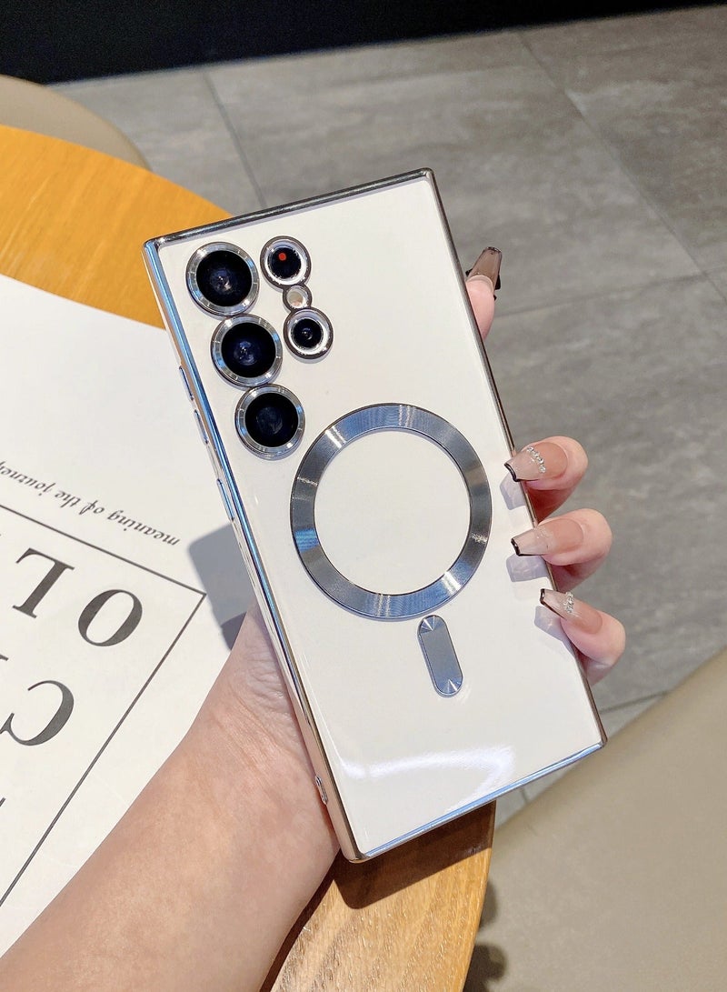 Samsung Galaxy S22 Case, Slide Camera Cover, Built in Rotate Ring Kickstand, Heavy Duty Shockproof Protective Case