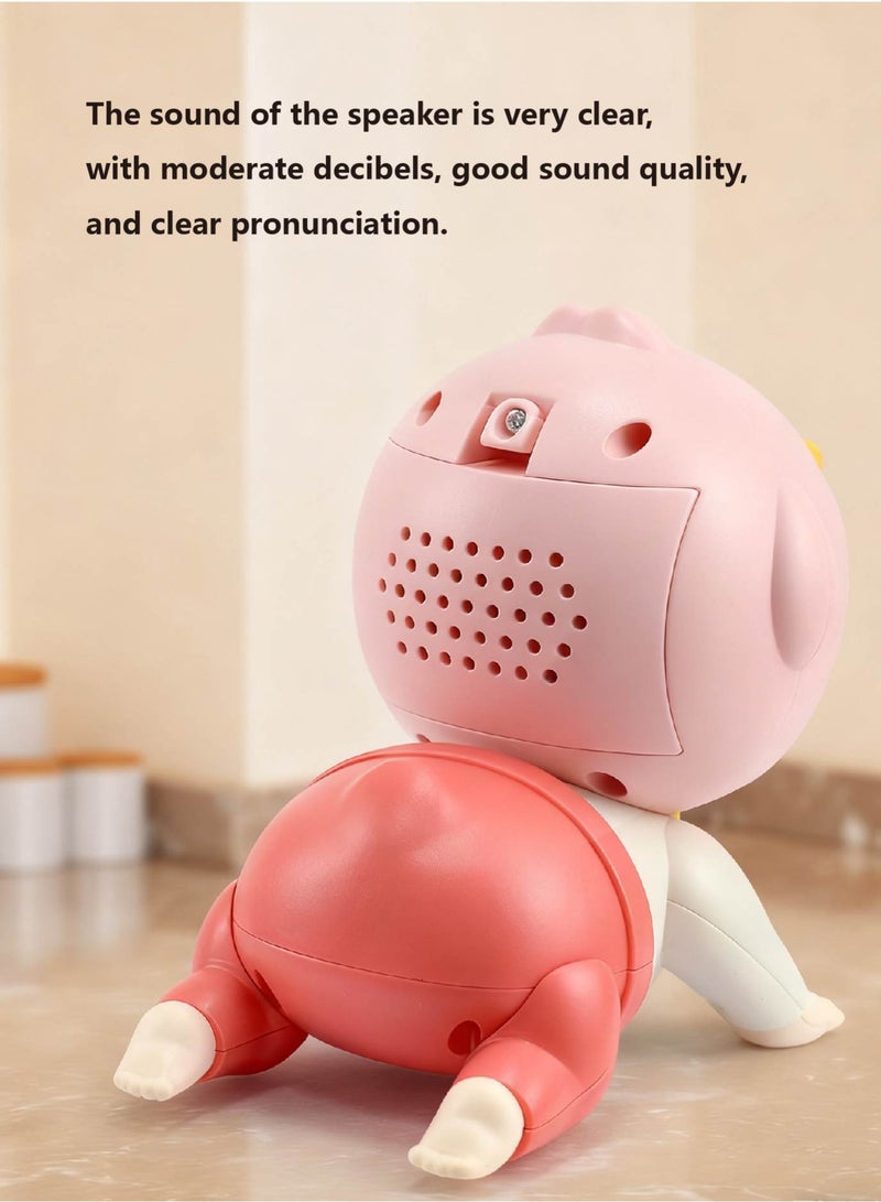 Baby Crawling Toy with Music & Voice, Interactive Learning Crawling Doll that Sings and Talks, Encourages Movement & Crawling for Infants & Kids 0-1 Year Old - Image 3