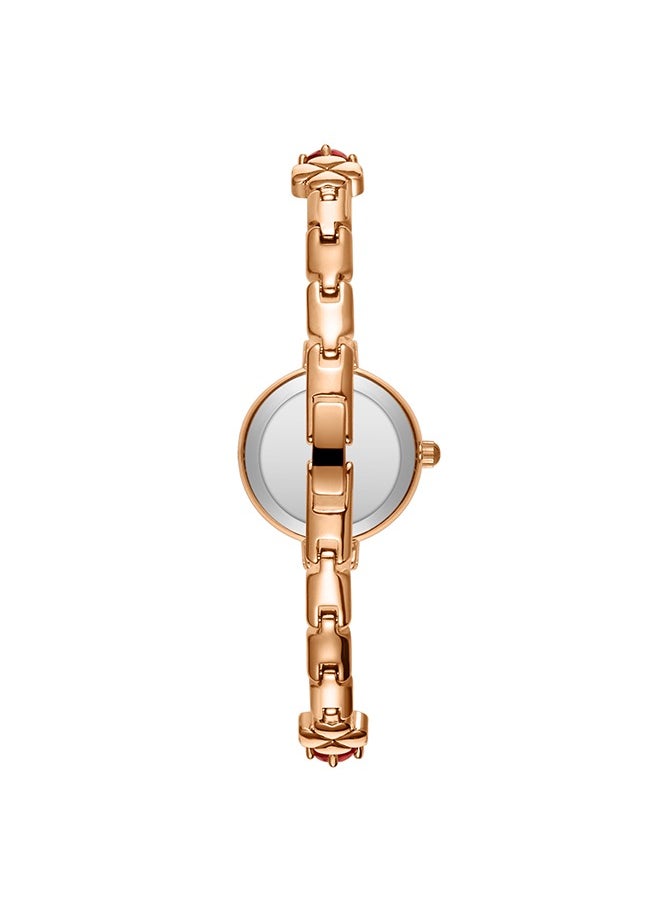 KENNETH SCOTT Women's Brass Analog Watch K23541-KBRR - 24 mm  - Image 3