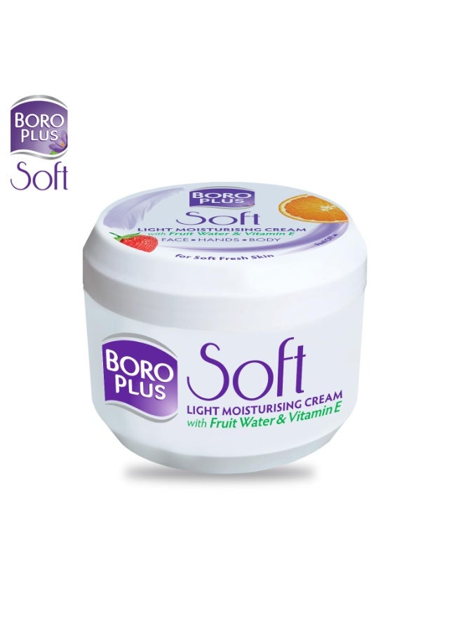 BoroPlus Soft Light Moisturising Cream|Light & Non-sticky|Provides 24 hour moisturisation | For Soft Fresh Skin 300 ml - Image 3