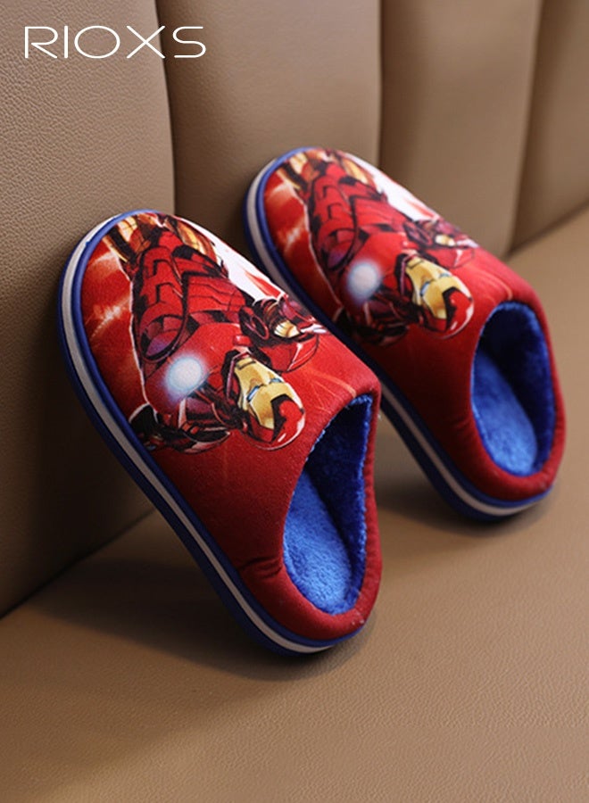 ريوكس النعال الفروي، والنعال الفروي، والخيف المريح، والنعال الكرتوني المحبوب، والنعال الناعم والمريح، وشب البيت لإغلاق أصابع القدم، والنعال الفروي الدافئ، والنعال المحبوب، والنعال الواقي من التزلج الداخلي والخارجي، والنعال الأحمر في الربيع والخريف والشتاء - Image 2