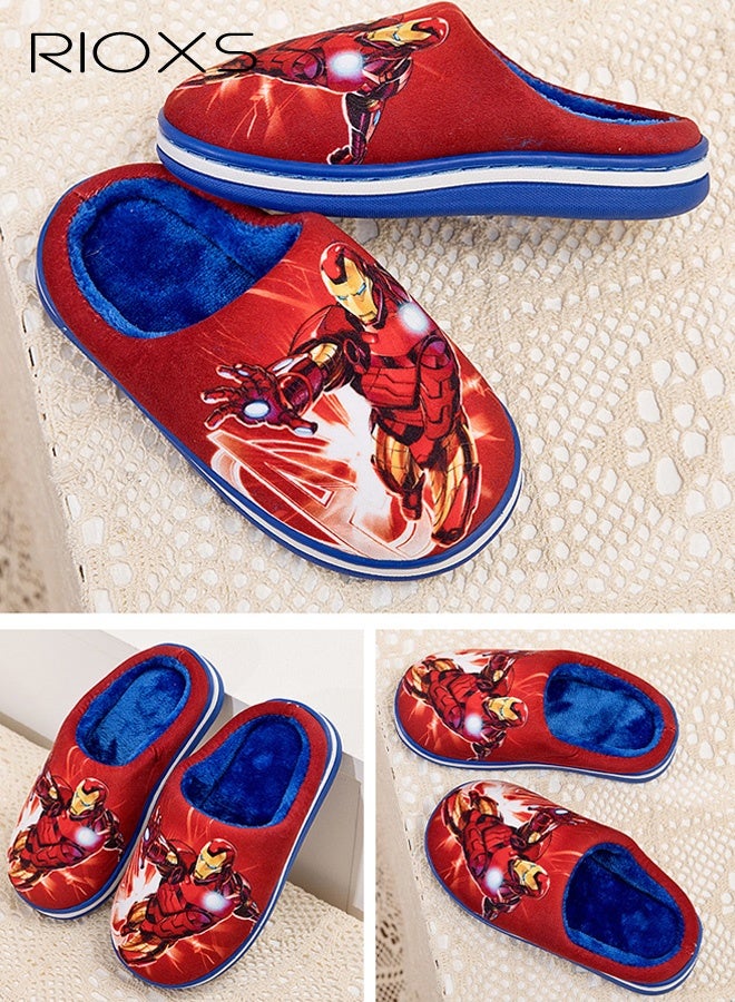 ريوكس النعال الفروي، والنعال الفروي، والخيف المريح، والنعال الكرتوني المحبوب، والنعال الناعم والمريح، وشب البيت لإغلاق أصابع القدم، والنعال الفروي الدافئ، والنعال المحبوب، والنعال الواقي من التزلج الداخلي والخارجي، والنعال الأحمر في الربيع والخريف والشتاء - Image 5