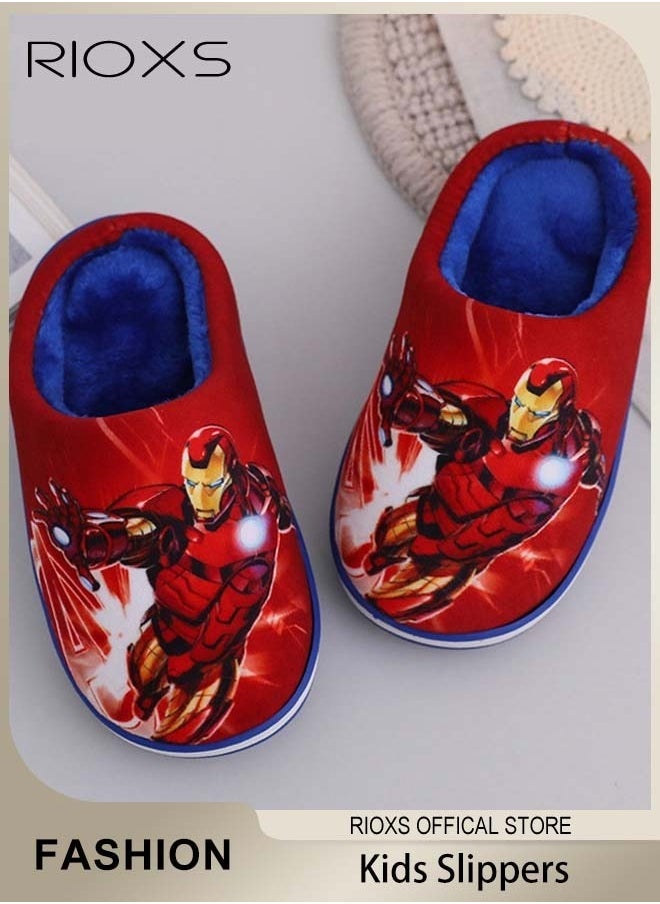 Disney Iron Man Boys Girls Closed Toe Slippers For Home Or Outdoor Use Warm Shoes For Children - pzsku/Z91EBF2C6218B4C06E774Z/45/_/1734922315/d6b1ae7f-f536-4b10-a020-504a2e1744fd