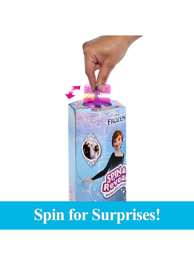 Disney Princess Mattel Frozen Anna Surprise Doll With 11 Surprises Including 5 Accessories 5 Stickers And A Game Scene Movie Inspired Toy Hxd27 - Image 3