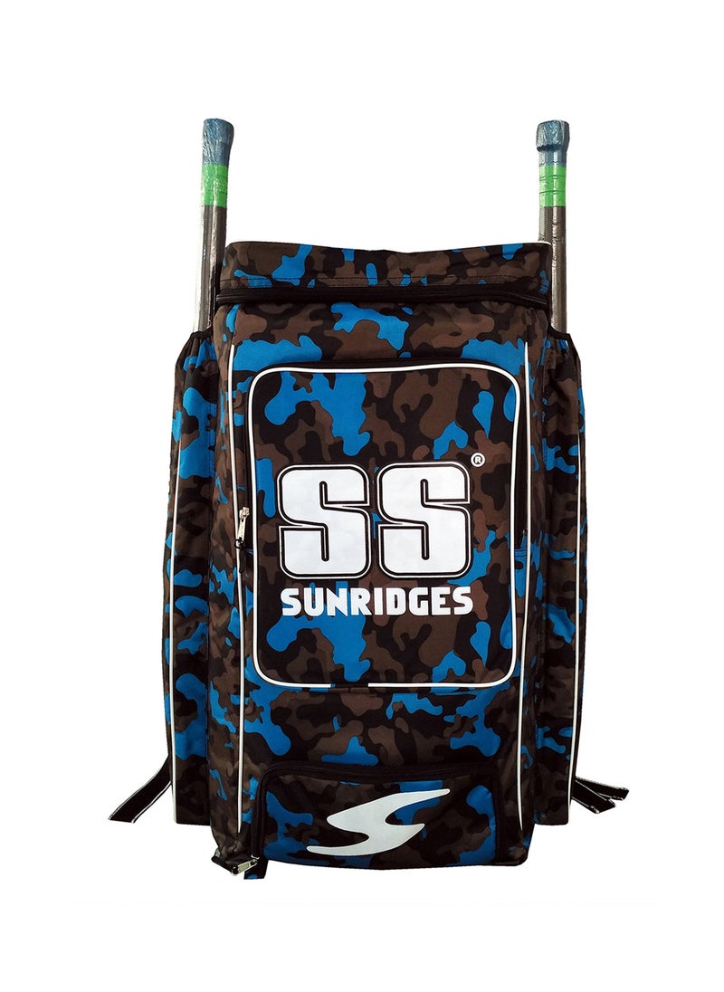 SS - Camo Duffle Cricket kit Bag (Blue/Grey,L) - Image 1