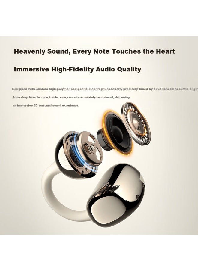 Enkor Ew21 Clip-on Bluetooth Earphones Open-ear Wireless Sports Running Cycling Ear-hook Compatible With Apple Huawei Xiaomi Phones - Image 1