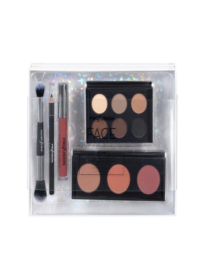 Profusion Cosmetics Complete Face Sculpting Collection for Festive Glam, Indulge in Luxury with Ultimate Makeup kit and Achieve Stunning Looks for Glamorous Holiday (Peach) - Image 1
