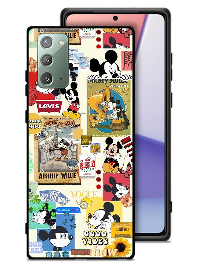 Tolwak Samsung Galaxy Note 20 5G Protective Case Cover Chose Happy And Stickers - Image 1