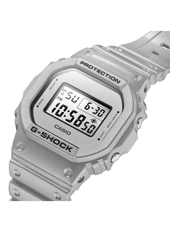 كاسيو ساعة كاسيو جي-شوك DW-5600FF-8DR للرجال، رقمية، هيكل وسوار ريزن رمادي، مقاومة للصدمات، مقاومة ماء 200 متر - Image 5