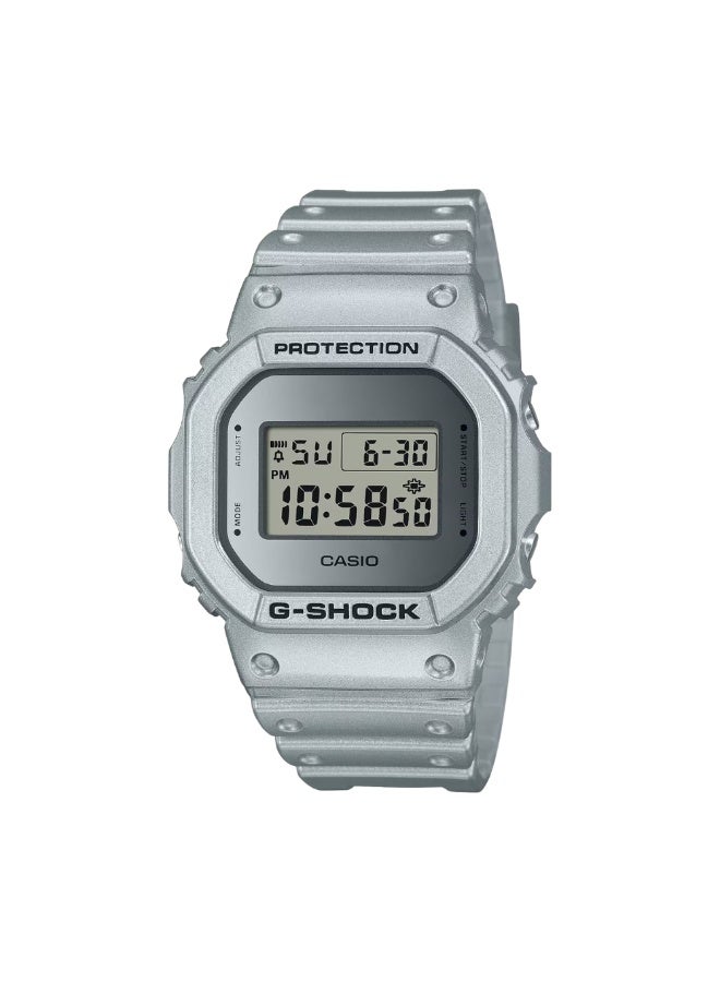 كاسيو ساعة كاسيو جي-شوك DW-5600FF-8DR للرجال، رقمية، هيكل وسوار ريزن رمادي، مقاومة للصدمات، مقاومة ماء 200 متر - Image 1