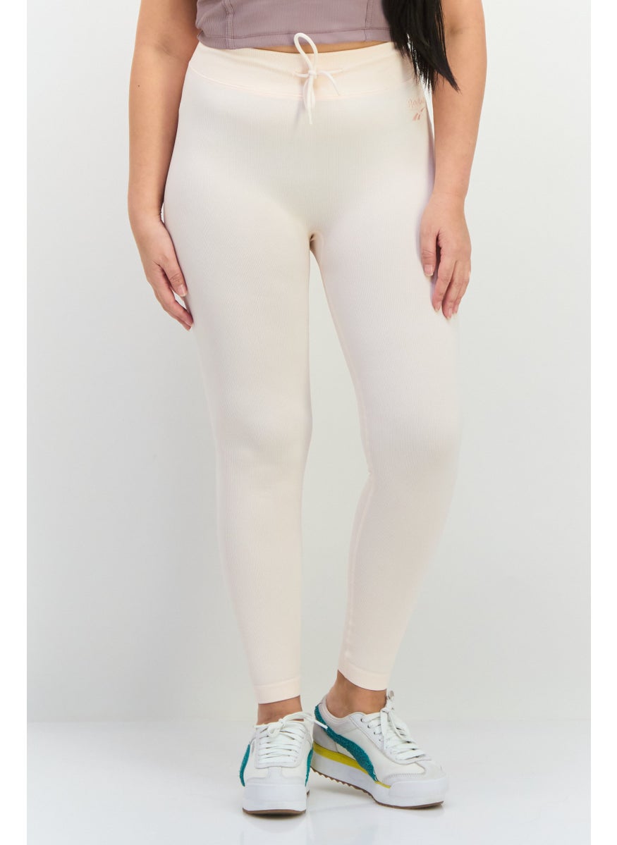 Reebok Women Sportswear Fit Training Leggings, Light Pink  - Image 1