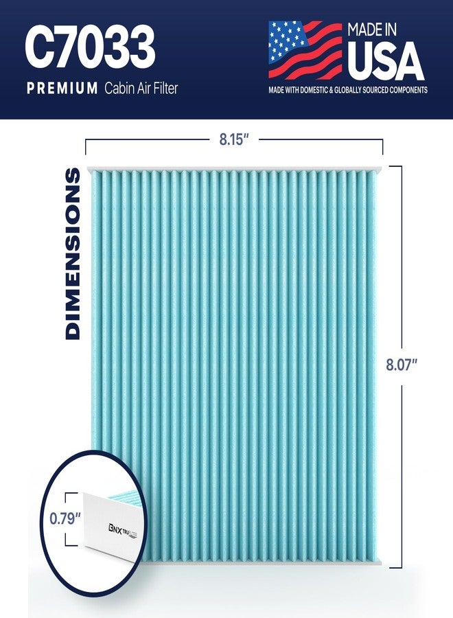 BNX TruFilter C7033 Cabin Air Filter, HEPA 99.97%, Compatible With Dodge Dart; Pontiac: Vibe; Toyota Tacoma - Image 3