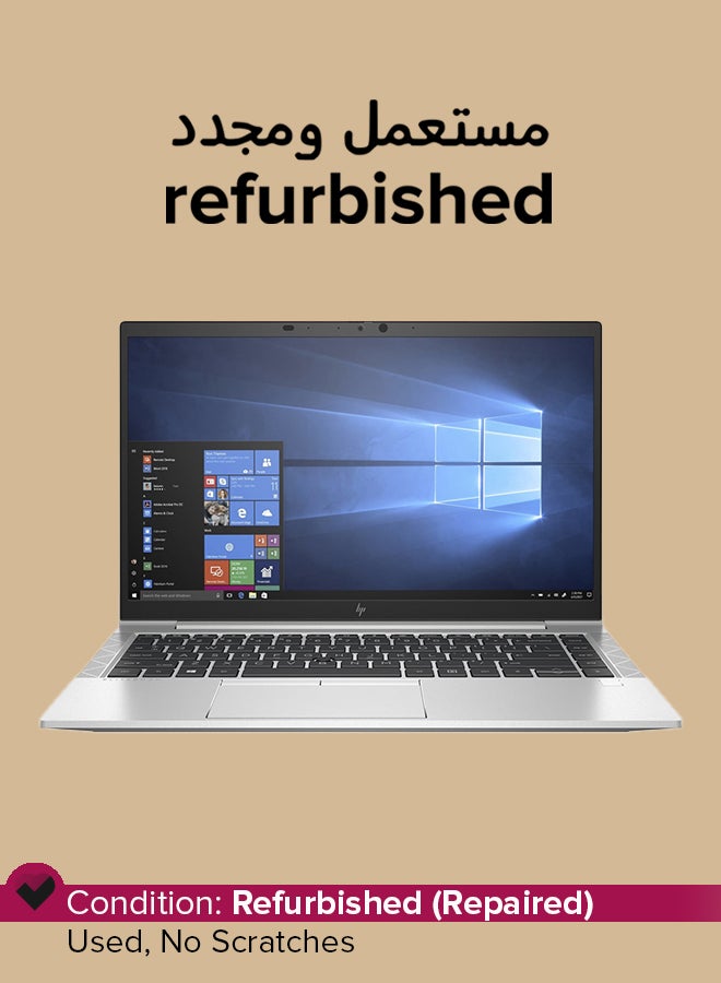 HP مجدد - لابتوب EliteBook 840 G7 بشاشة 14 بوصة بدقة Full HD، مع معالج Intel Core i7/الجيل العاشر/ثنائي النواة/ذاكرة RAM سعة 16GB/قرص SSD سعة 512GB/رسومات Intel UHD/نظام Windows 10 Pro - Image 1