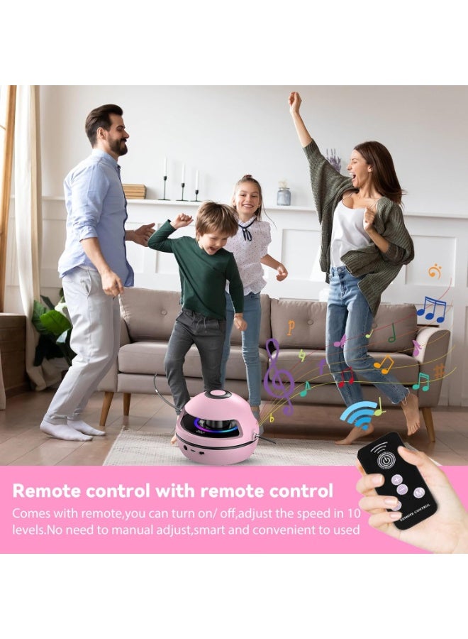 Soofam حبل قفز ذكي للأطفال، آلة حبل قفز بدون سلك للبالغين، موسيقى بلوتوث، سرعة من 1-10، تحكم عن بُعد وضوء تنفس ملون، معدات صالة رياضية للأطفال، ألعاب عائلية - Image 5
